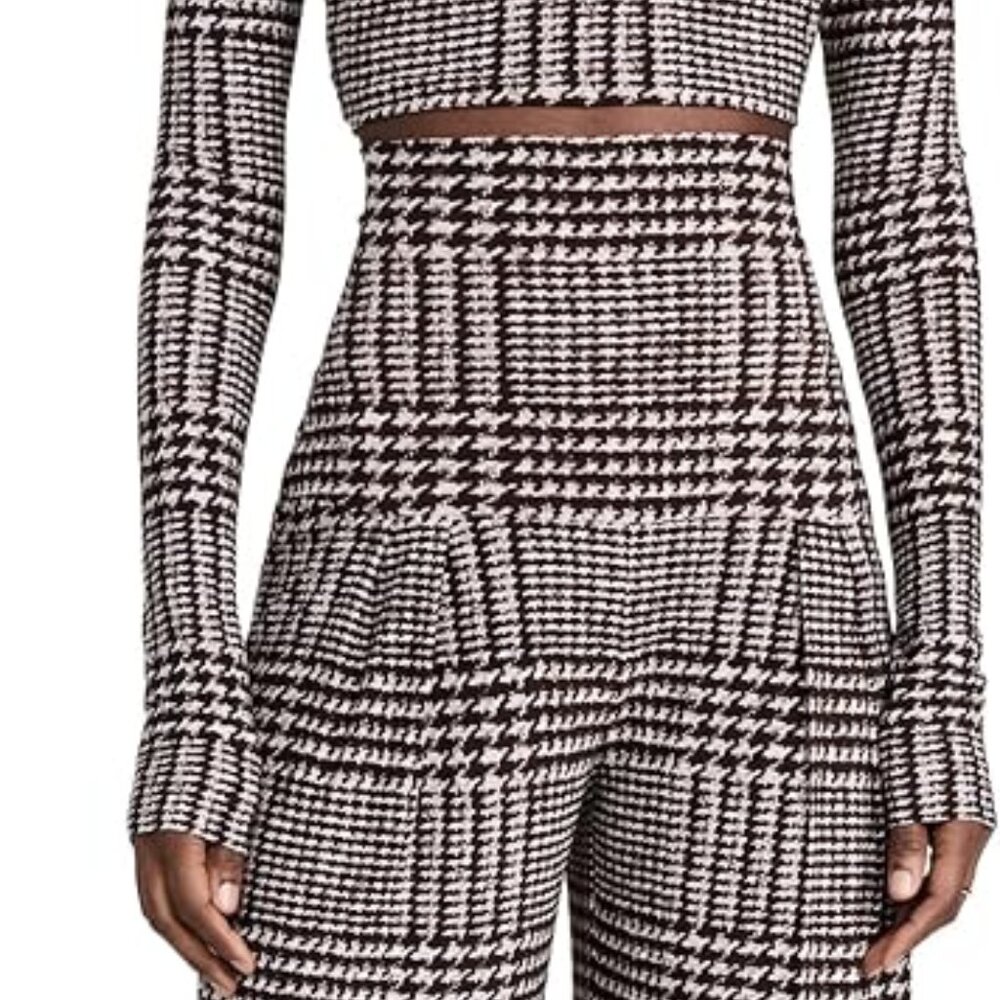 Norma Kamali High Waist Pleat Pant